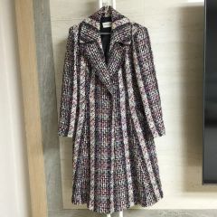 シビラ ピンクツイードハイネックロングコート - メルカリ