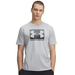 アンダーアーマー メンズ トップス シャツ Under Armour Boxed Sports Updated Short Sleeve TShirt Mod Gray Light HeatherBl