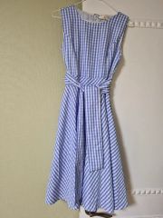 美品 Rene ギンガムチェック ワンピース S - メルカリ