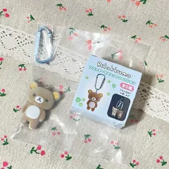 リラックマ マスコット フロッキー コレクション キーホルダー