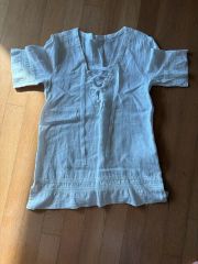 minä perhonen light hole 半袖プルオーバー 刺繍 38 - メルカリ