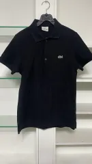 LACOSTE ラコステ ブラック 黒 半袖 Tシャツ スリムフィット ピケシャツ K 3