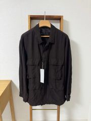 COMOLI 26SS 新品 サイズ4 ブラウンジャケット レザー スェード - メルカリ