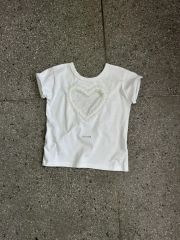 POPPY あさぎーにょ HEART TULLE T-SHIRT (WHITE) - メルカリ