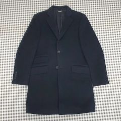 美品】BEAMS F チェスターコート 42 秋冬 ロング ネイビー - メルカリ