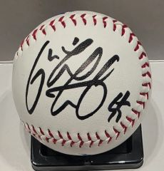 阪神タイガース立石正広選手直筆ロゴ入りサインボール - メルカリ
