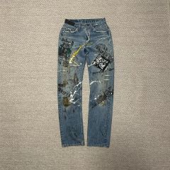 未使用】doublet 22SS PHOTO STITCH PANTS 刺繍 - メルカリ