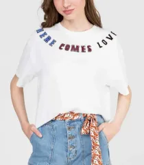 Sandro HERE COMES LOVE 半袖T Lのサムネイル
