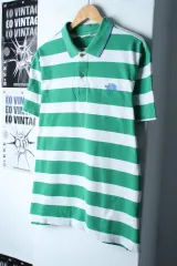 (2XL) THE NORTH FACE ザノースフェイス 半袖 KARA（カラ） Tシャツ オーバーサイズ ストライプ-18556