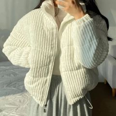 ほぼ新品⭕️定価7,990円⭕️LACーVERT コーデュロイダウン ライト 