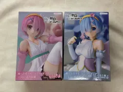 未開封) Re:ゼロから始める異世界生活 花の妖精 ヌードルストッパー フィギュア ラム & ラム セット