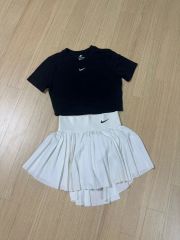 NIKE ナイキ　テニス　ゴルフ　セットアップ　150 160 NIKE ナイキ テニス ゴルフ セットアップ 150 160 - メルカリ