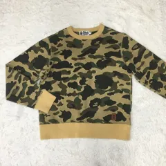 A BATHING APE アベイシングエイプ レディース カモフラ スウェット DD27