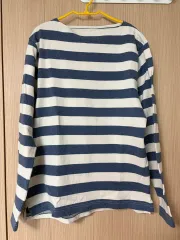 (新品) 無印良品 テイヴァンス ボートネック ストライプ Tシャツ