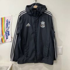 アディダス ウエストハム フード付き ナイロンジャケット XL adidas
