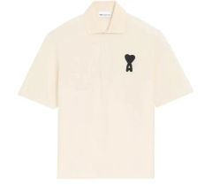 CASA BLANCA 刺繍付き半袖シャツ ホワイト - メルカリ