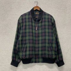 Munsingwear マンシングウェアブラックウォッチ スイングトップ 古着 