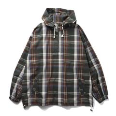 完売品】リネンチェック アノラックシャツ - メルカリ