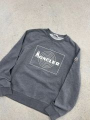 モンクレール 24年製 ロゴワッペン スウェット size M ホワイト メンズ 