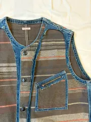 Kapital Kountry パッチワーク ベストのサムネイル