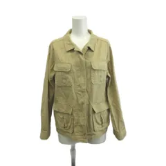 サマンサモスモス SM2 ジャケット 上着 F ベージュ 長袖 フラップポケット シャツカラー /RY ■GY49