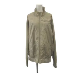 ナイキ NIKE ジャケット 上着 L ベージュ 長袖 スタンドカラー メッシュ切り替え /MD ■ECA004