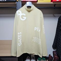 パーリーゲイツ モックネック 韓国 ベージュ - メルカリ