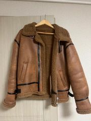 極美品✨エンメティ ムートンジャケット オーウェル 25FW キャメル色 52 極美品✨エンメティ ムートンジャケット オーウェル 25FW キャメル色
