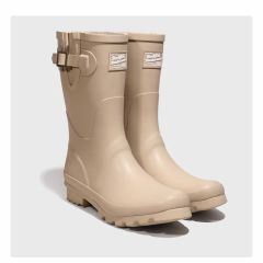 Barbour バブアー Elley ベージュ ショートブーツ レインブーツ - メルカリ