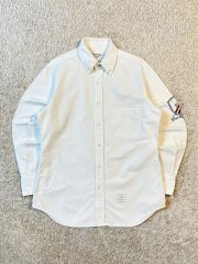 極美品】トムブラウン 南青山旗艦店限定 レタリングシャツ 白 サイズ0 