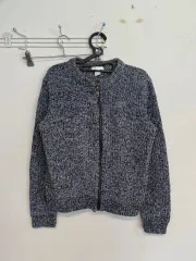 H&M レディース ニット ハイネック ジップアップ カーディガン アウター S