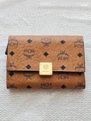 新品未使用□MCM エムシーエム ヴィセトス柄 レザーコインケース 
