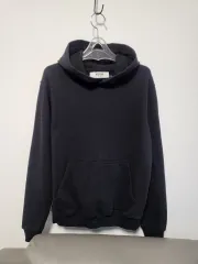 MSGM レディース ブラック フーディー Tシャツ (ロゴ POINT) Sのサムネイル