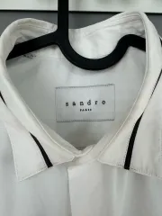 サンドロ sandro 白 95-100 ドレス シャツのサムネイル
