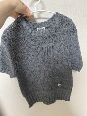 shéller シェリエ パフスリーブ ニット グレー F - メルカリ