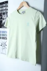 W(S) マリテフランソワジルボー 半袖 Tシャツ スモールロゴ ライトグリーン Kitsch-18581