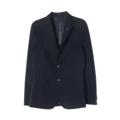 DKNY ディーケーエヌワイ ネイビー ウール 100% ブレーザー ジャケットのサムネイル