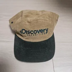 DISCOVERY コーデュロイ キャンプキャップ ベージュ/ブラック 49-51のサムネイル