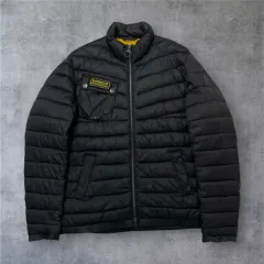 バブアー インターナショナル Barbour ブラック キルティング ダウン Lのサムネイル