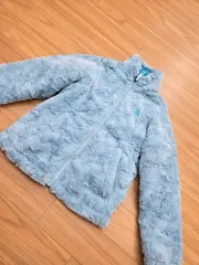 THE NORTH FACE ザノースフェイス 女の子用 リバーシブル フリース ジャケットです- サイズは S (7/8)