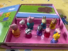 ペッパピッグ 10種 フィギュア セット ビジBOOK (まとめ売り)