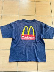 CCYW ウィード Tシャツ マリファナ マクドナルド 大麻 ジョーク 白 