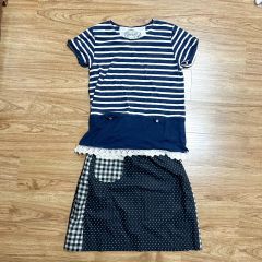 GW特別価格 CALICO キャリコアジュラック染ガーグラースカート インド