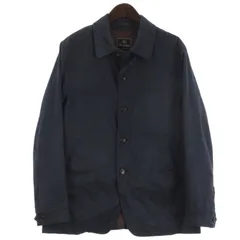 メンズビギ MEN'S BIGI ステンカラーコート フェイクスエード ネイビー 3のサムネイル