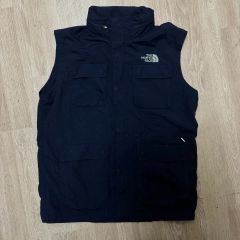 ノースフェイス トレッカーメッシュベスト◇SFC-27/メンズLサイズ/紺 