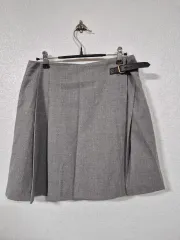 UNIQLO ウール混 ラップスカート M