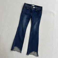 39 SANDRO ウォッシュ ブーツカット デニムパンツ 0327Tのサムネイル