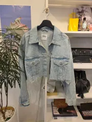 ZARA クロップド デニムジャケット