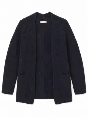 JIL SANDER ネイビー ニット カーディガンのサムネイル