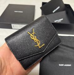 Saint Laurent】アップダウンコンパクト ウォレット - メルカリ